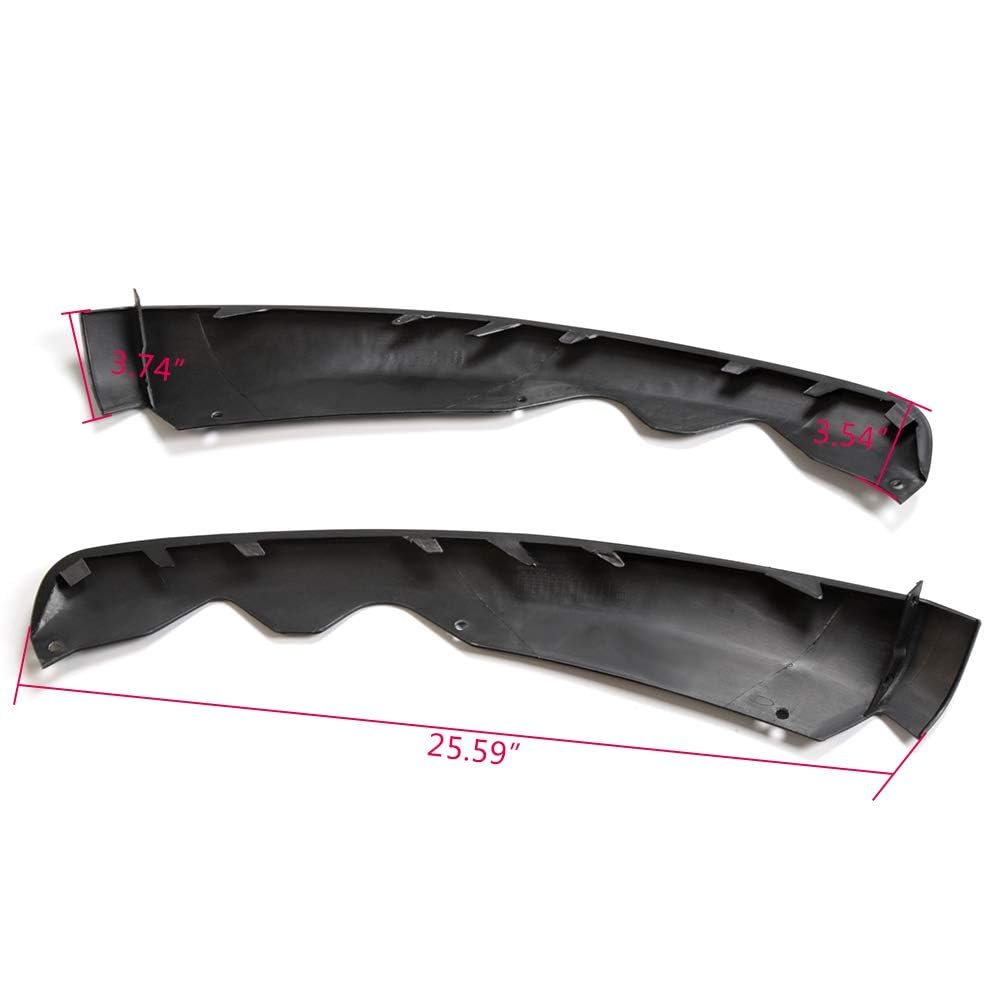 Air Dam Deflector For 2013 2014 2015 2016 Ford Fusion 4 Door Front Bumper Lower Valance Panel Right Side And Left Replace