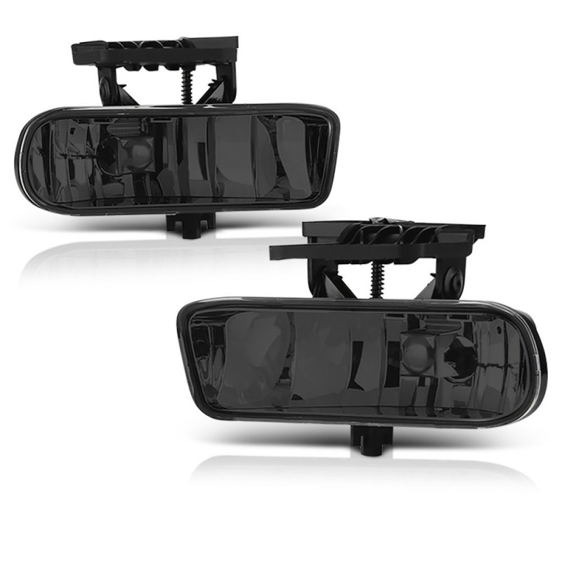 Chrome Smoke Oe-style Front Fog Light Driving Lamp Assembly For 1999-2002 Gmc Sierra 1500 2500 3500 2000-2006 Yukon Xl Driver