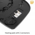 X Autohaux Car Rearview Mirror Glass Replacement With Backing Plate Heated Right Passenger Side Upper Lower Parts For