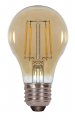 Satco S9583 Medium Bulb In Light Finish 4 13 Inches Base Transparent Amber 