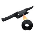 Rear Bumper Step Pad Replacement For F250 F350 F450 2008 2016 With Park Assist Sensor Holes Black Plastic Dc3z17b807da