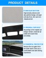 Autorder Dashboard Cover Mat For 2022 2023 2024 Ford F-150 Lightning F150 Accessories Flannel Dash Sunshade Glare Uv Rays
