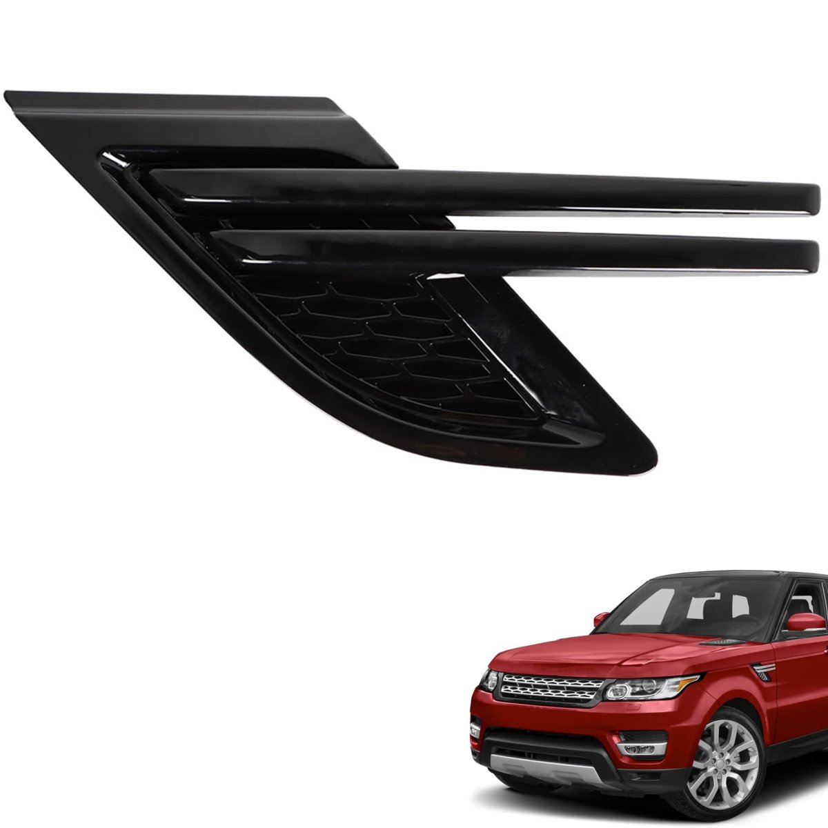 Left Side Air Vents Grill Trim Black Replacement For 2014-2017 Sport