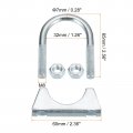 Uxcell Muffler U-bolt Clamps For 32mm 1-1 4 Diameter Exhaust Tail Pipe 1pcs U Clamp Saddle Type
