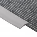 Uxcell Floor Transition Strip 20ft Self Adhesive Carpet Edging Trim 6 1 Meter Pvc For Height Less Than 3mm Gray