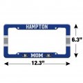 Hampton University Mom License Plate Tag Frame