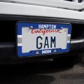 Hampton University Mom License Plate Tag Frame