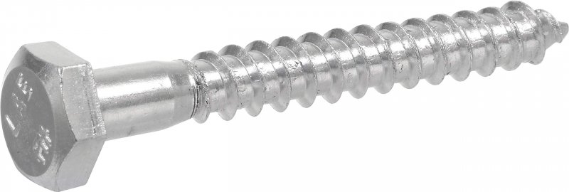 Zinc Steel Hex Head Lag Screws For Wood And Masonry 5 16 In X 3 Coarse Thread 100 Piece Set