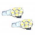 Hqrp 2-pack Side Plug T10 Wedge Base 6 Leds Smd Led Bulb Cool White For 194 168 Cruiser Rv Fun Finder Travel Trailer Interior 