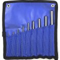 9 Pc Heat Treated Roll Pin Punch Set Gunsmithing Repair Tools Drop Forged Steel 