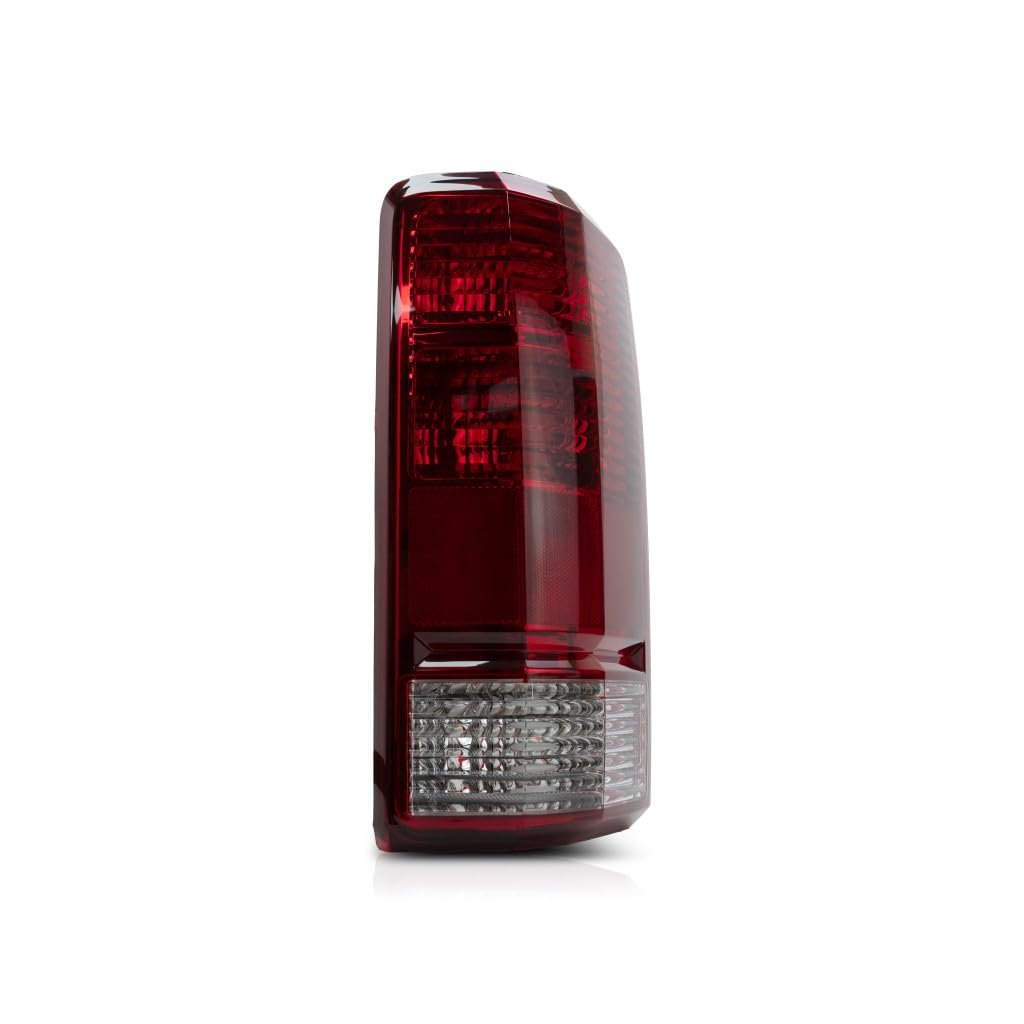 Passenger Side Tail Light Assembly For Dodge Nitro 2007 2008 2009 2010 2011 Clear And Red Lens Chrome Housing Replacement