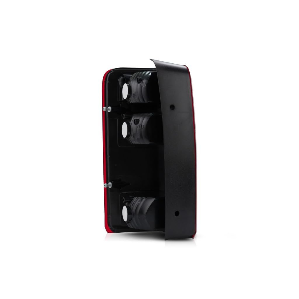 Passenger Side Tail Light Assembly For Dodge Nitro 2007 2008 2009 2010 2011 Clear And Red Lens Chrome Housing Replacement