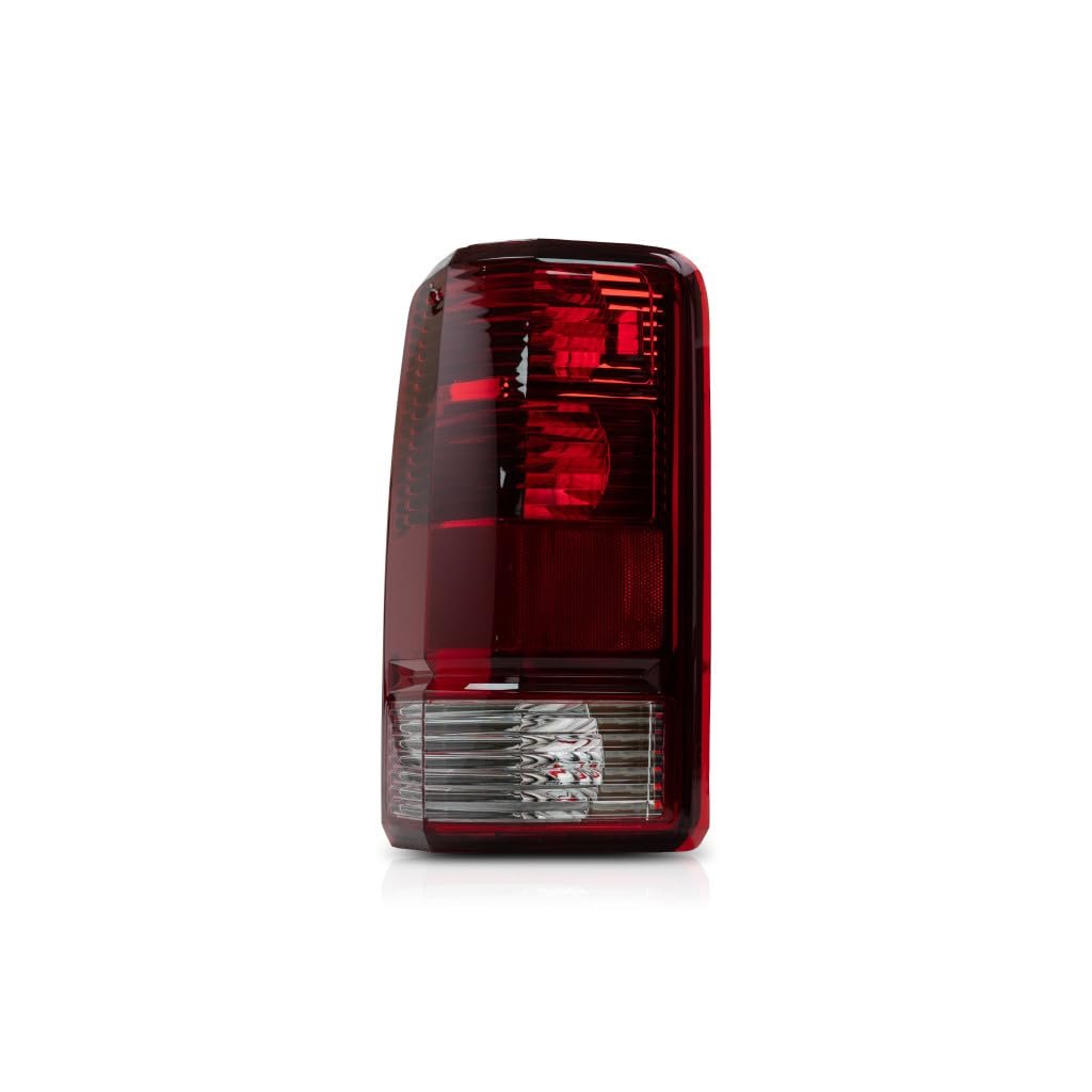 Passenger Side Tail Light Assembly For Dodge Nitro 2007 2008 2009 2010 2011 Clear And Red Lens Chrome Housing Replacement
