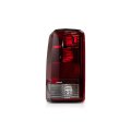 Passenger Side Tail Light Assembly For Dodge Nitro 2007 2008 2009 2010 2011 Clear And Red Lens Chrome Housing Replacement