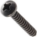 Steel Sheet Metal Screw Black Zinc Plated Finish Pan Head Phillips Drive Type Ab 4-24 Thread Size 3 4 Length Pack Of 100 