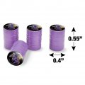 Purple Baby Dragon Valve Stem Caps For Tire Rim Wheel Aluminum