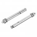 5 Pcs M6 X 100mm 304 Stainless Steel Expansion Bolt External Hex Screw Sleeve Anchori Pool Safety Cover Boltsi For Concrete 
