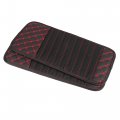 X Autohaux 2pcs Car Cd Visor Storage Cases Vehicle Sun Organizer With 10 Dvd Sleeves Black Red Line