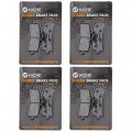 Niche Brake Pad Set For Suzuki Gsxr600 Gsxr750 Hayabusa Kawasaki Ninja Zx10r Ducati 1098 Front Semi-metallic 4 Pack