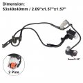 X Autohaux Front Left Abs Sensor Wheel Speed For Mazda 6 2003-2008 Gj6a4373xb Gj6a-43-73xa Gj6a4373xc Gj6a4373xd Gj6a4373xe