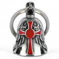 Gremlin Bells For Motorcycles Christ Sun Cross Angel Motorcycle With Key Ring Biker Riding Accessory Bell Luck 