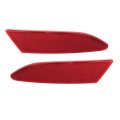 Rear Bumper Reflector Pair Ford Focus 2012 2018 Sedan Hatchback Driver And Passenger Side Replacement For Fo1184101 Fo1185101 