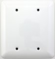Mulberry Princess Style White 2 Gang Blank Switch Plate 