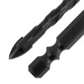 5 Pieces Diamond Drill Bit Set For Granite Porcelain Tile Stone Masonry A 1 4 Inch Hex Shank Hole Saw Bits 5pcs With Carbide 