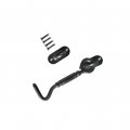 Indoor And Outdoor Door Lock 2pcs Stainless Style Portable American Steel Sliding Safe Universal For Barn Buckle Black Hook