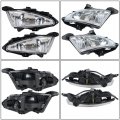 Wflnhb 1 Pair Fog Lights Replacement For 2007-2010 Hyundai Elantra Clear Lens Bumper Driving Lamps