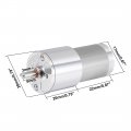 Uxcell 6v Dc 10 Rpm Gear Motor High Torque Electric Reduction Gearbox Centric Output Shaft