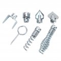 Drain Line Cleaner Tool 0 63 Inch Chuck Cutter Head Set Manganese Steel Easy Installation Dredging Machine Parts With Spring