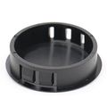 Baomain Plastic Locking Hole Plugs Panel Diameter 1 5 38mm Black 25 Pack 
