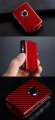 Premium Snap On Red Carbon Fiber Protective Case Compatible For 2017-2019 Volvo Xc40 Xc60 Xc90 S90 V90 Remote Key Fob