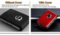 Premium Snap On Red Carbon Fiber Protective Case Compatible For 2017-2019 Volvo Xc40 Xc60 Xc90 S90 V90 Remote Key Fob