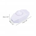 Uxcell Rotary Cord Switch Ac 250v 2a Slide Control Lamp Dimmer 100-watt White Pack Of 2