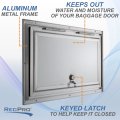 Recpro Square Rv Baggage Door Compartment Storage  Trailer Camper 18 W X 12 H Made In America