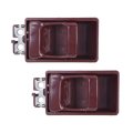 Interior Door Handle Pair Front Driver And Passenger Side For Nissan D21 1990 1991 1992 Red Se Xe E Model Replaces Ni1352101 