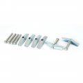 Uxcell 5mm X 40mm Thread Spring Metal Toggle Wall Anchor Hex Head Bolts 6 Pcs