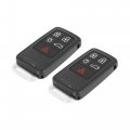 X Autohaux 2pcs Car Keyless Entry Remote Fob Shell Case For Volvo Xc60 Xc70 S80 S60 5 Key Button Pg788a Black 