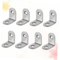 Veemoon 16pcs Stainless Steel Corner Connector Link Code Angle Furniture Lengthen