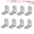 Veemoon 16pcs Stainless Steel Corner Connector Link Code Angle Furniture Lengthen