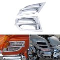 Tcmt Chrome Abs Left Right Fairing Accent Grilles Fit For Honda Goldwing Gl1800 01-11 10 09