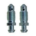 Disc Brake Bleeder Screw Treated Steel Silver Color 3 8 In 24 Bolt Thread Size Replacement For 