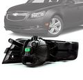 Chevy Cruze Bumper Driving Clear Fog Lights Black Cover Wiring Harness Kit 