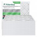 Filterbuy 21x21x1 Air Filter Merv 8 Dust Defense 12-pack Pleated Hvac Ac Furnace Filters Replacement Actual Size 20 88 X 0 75 