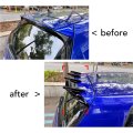 Keenso Car Tail Spoiler Rear Trunk Ak Style Increase Downforce Improve Stability 2pcs For Mk7 Gtd R 2013-2019 Bright Black