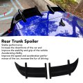 Keenso Car Tail Spoiler Rear Trunk Ak Style Increase Downforce Improve Stability 2pcs For Mk7 Gtd R 2013-2019 Bright Black