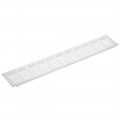 Rectangle Shape Ventilation Grille Aluminum Alloy Louvered Air Vent 17 72 X 3 15 Inch For Wardrobe Cupboards 2pcs 