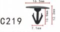 Autobahn88 Trim Panel Clip Compatible With Toyota Oem 9046707096 Pack Of 20